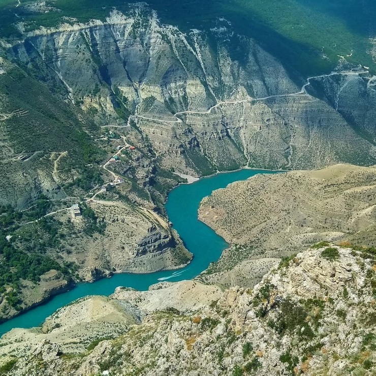 Панорама Сулакского каньона Дагестан