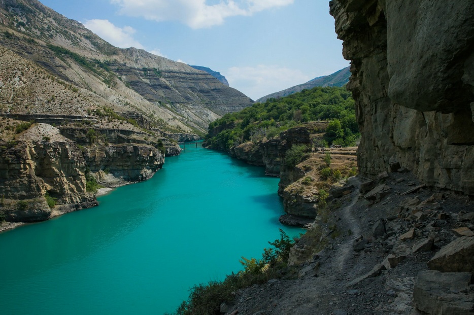 Сулакский каньон в Дагестане