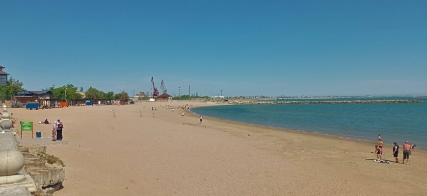 Пляж Березка в Махачкале Дагестан